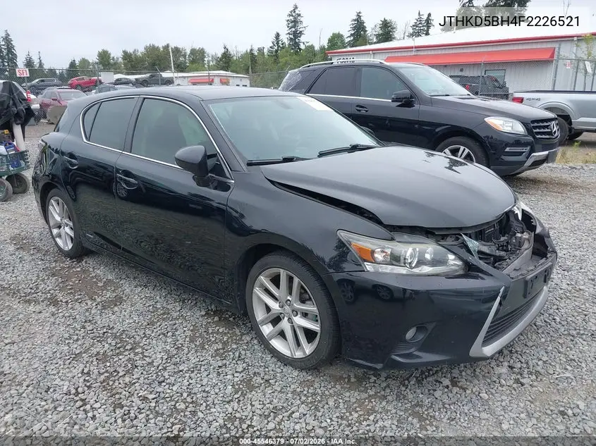 2015 Lexus Ct 200H VIN: JTHKD5BH4F2226521 Lot: 45546379