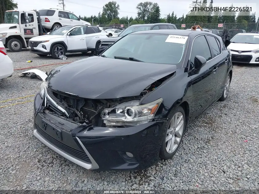 2015 Lexus Ct 200H VIN: JTHKD5BH4F2226521 Lot: 45546379