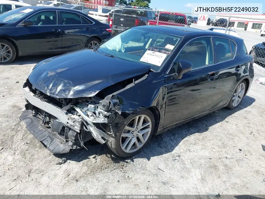 2015 Lexus Ct 200H VIN: JTHKD5BH5F2249032 Lot: 45669121