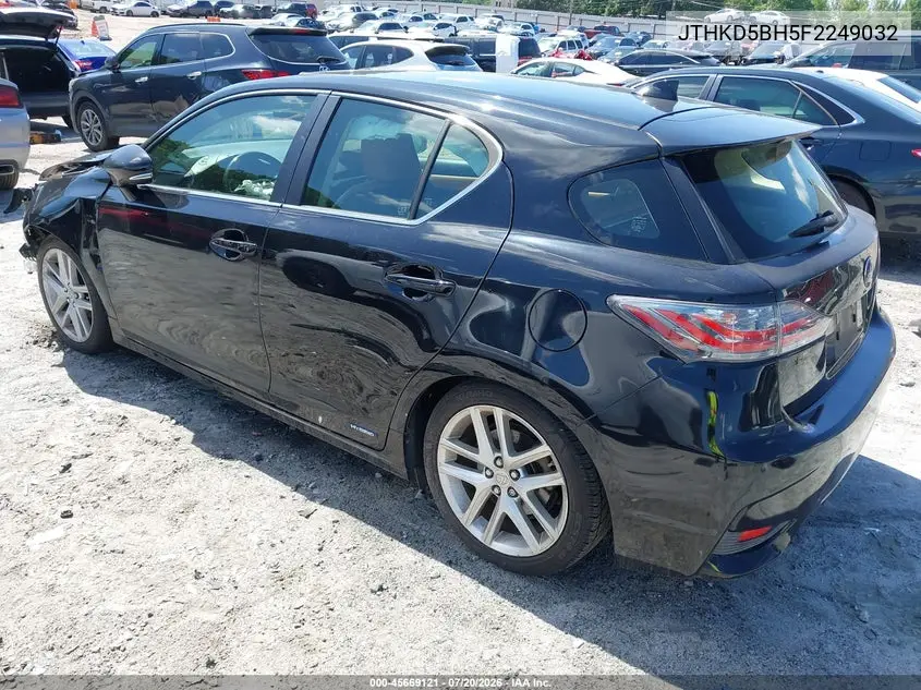 2015 Lexus Ct 200H VIN: JTHKD5BH5F2249032 Lot: 45669121