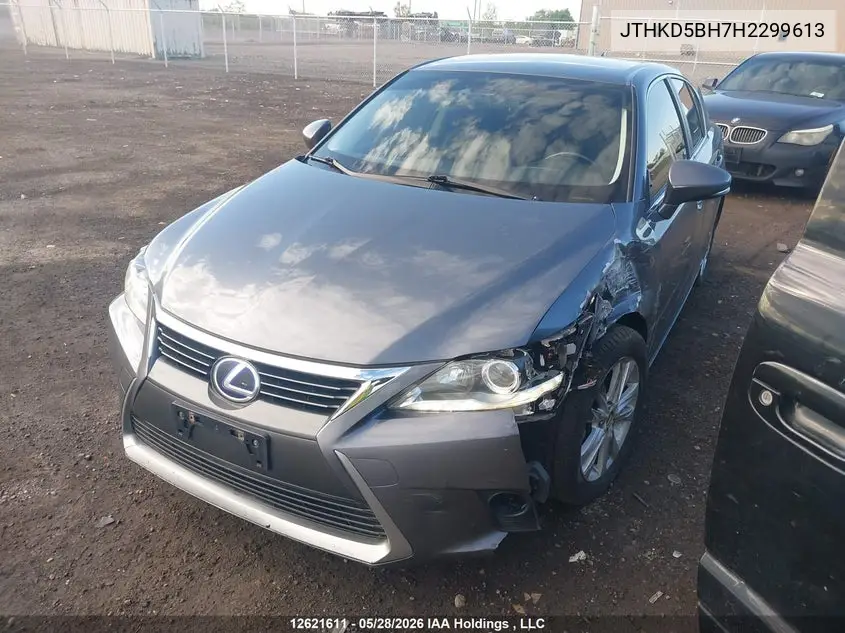 2017 Lexus Ct 200H VIN: JTHKD5BH7H2299613 Lot: 12621611