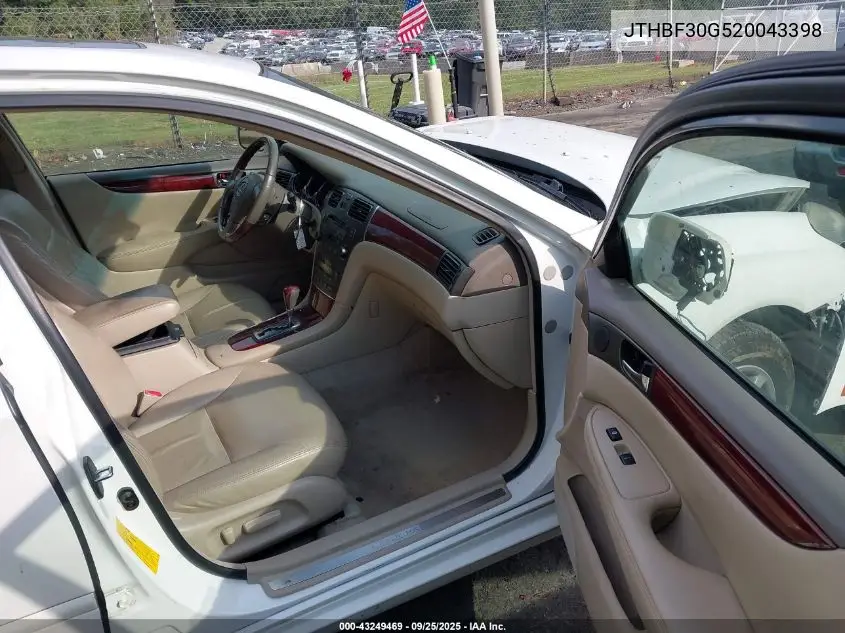 JTHBF30G520043398 2002 Lexus Es 300