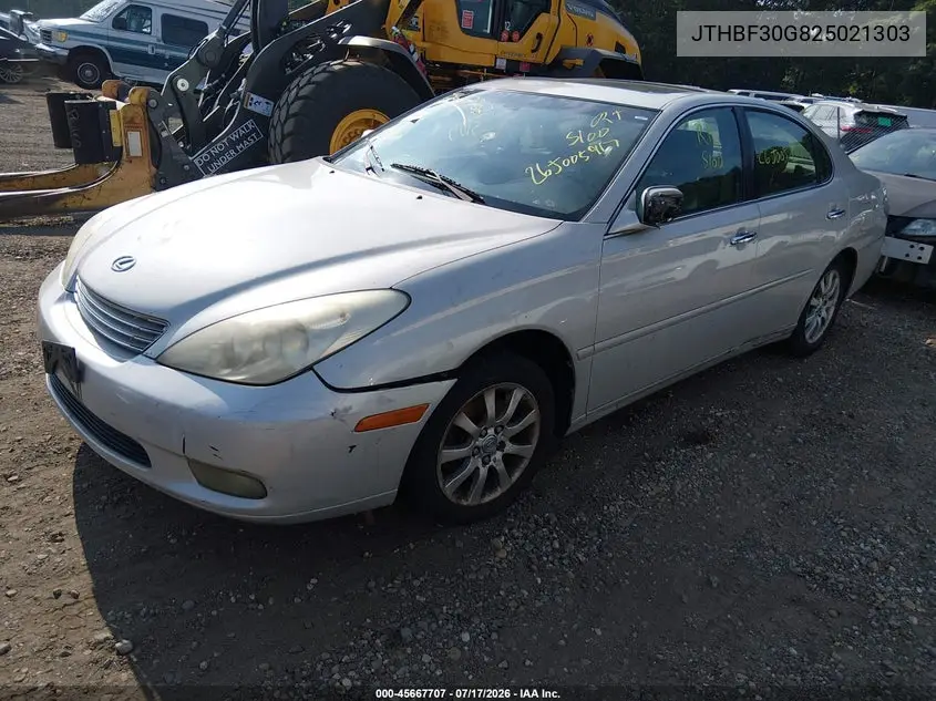 2002 Lexus Es 300 VIN: JTHBF30G825021303 Lot: 45667707