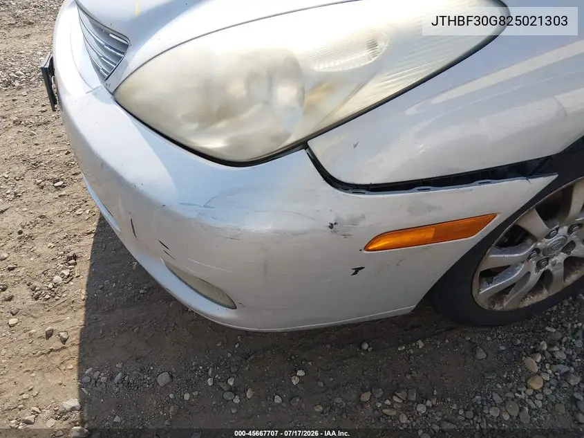 2002 Lexus Es 300 VIN: JTHBF30G825021303 Lot: 45667707