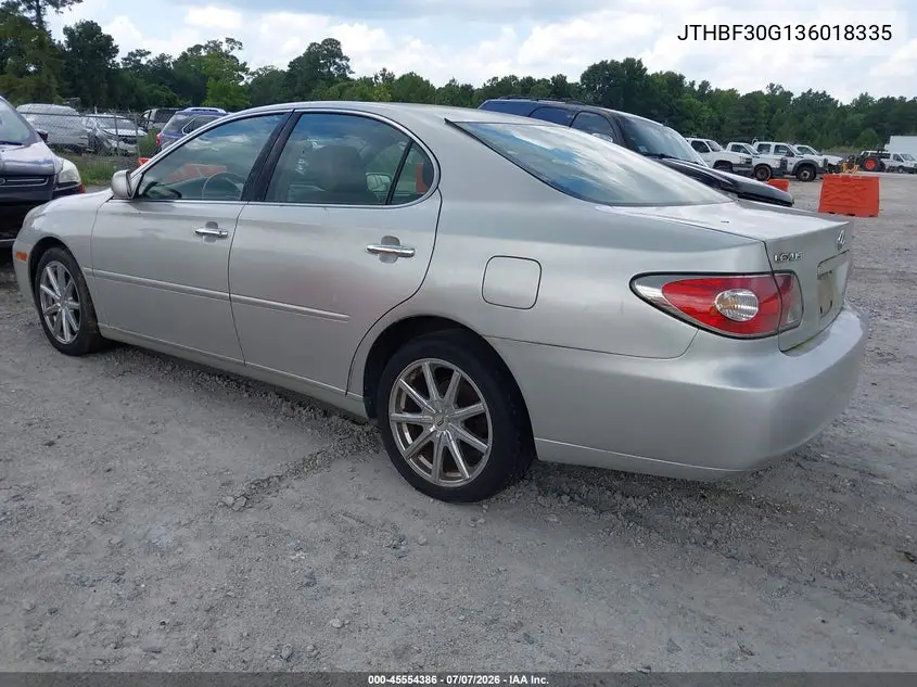 2003 Lexus Es 300 VIN: JTHBF30G136018335 Lot: 45554386