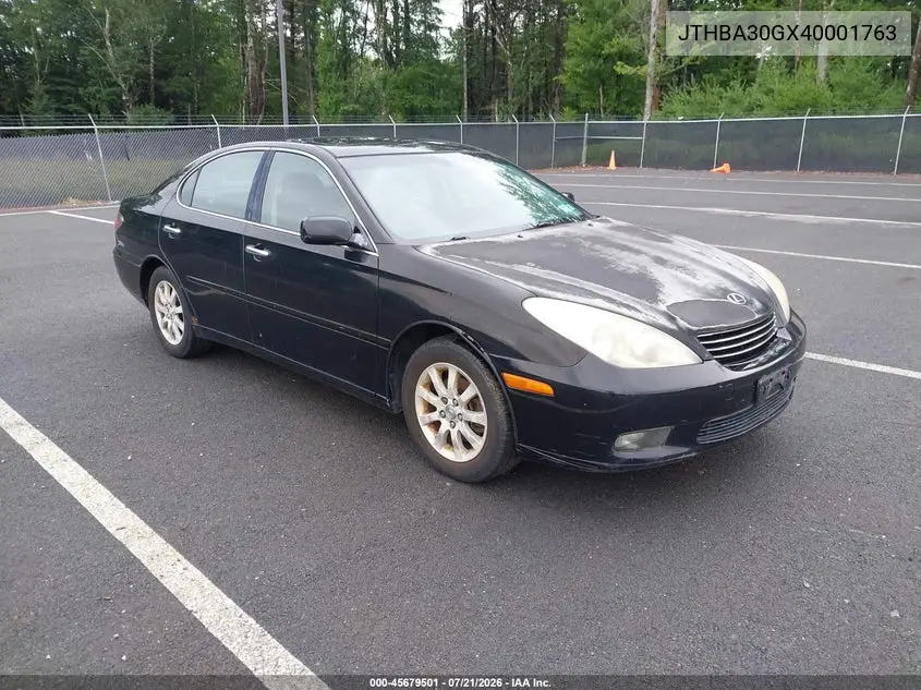2004 Lexus Es 330 VIN: JTHBA30GX40001763 Lot: 45679501
