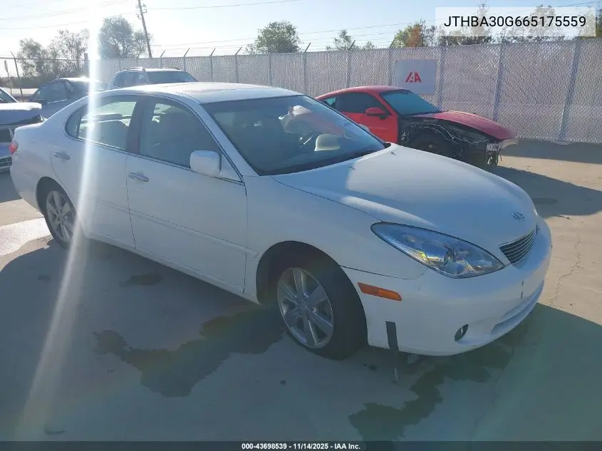 JTHBA30G665175559 2006 Lexus Es 330