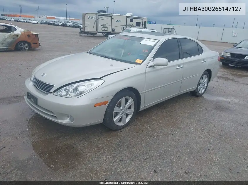 JTHBA30G265147127 2006 Lexus Es 330