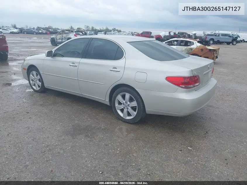 JTHBA30G265147127 2006 Lexus Es 330