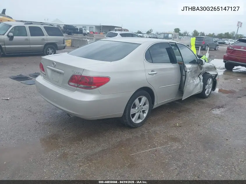 JTHBA30G265147127 2006 Lexus Es 330