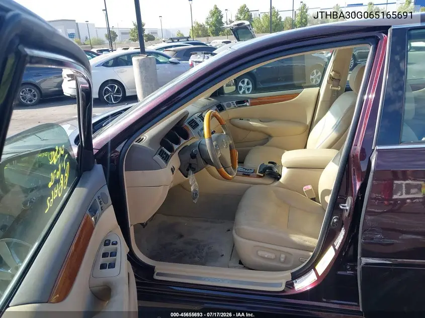 2006 Lexus Es 330 VIN: JTHBA30G065165691 Lot: 45655693
