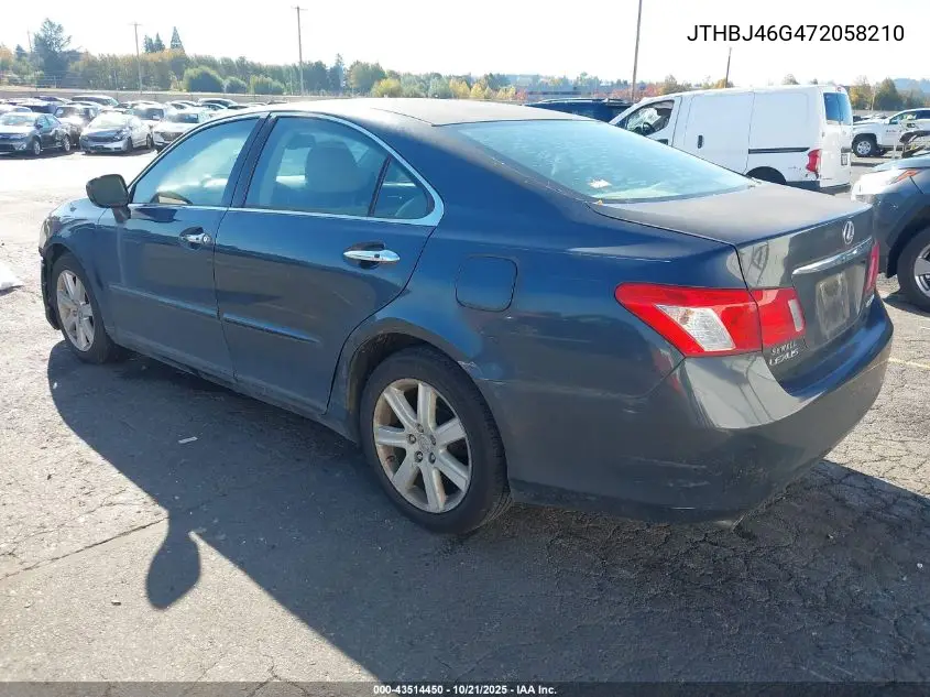 JTHBJ46G472058210 2007 Lexus Es 350