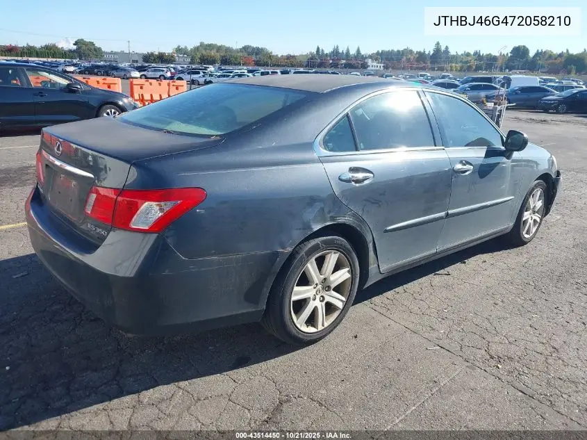 JTHBJ46G472058210 2007 Lexus Es 350
