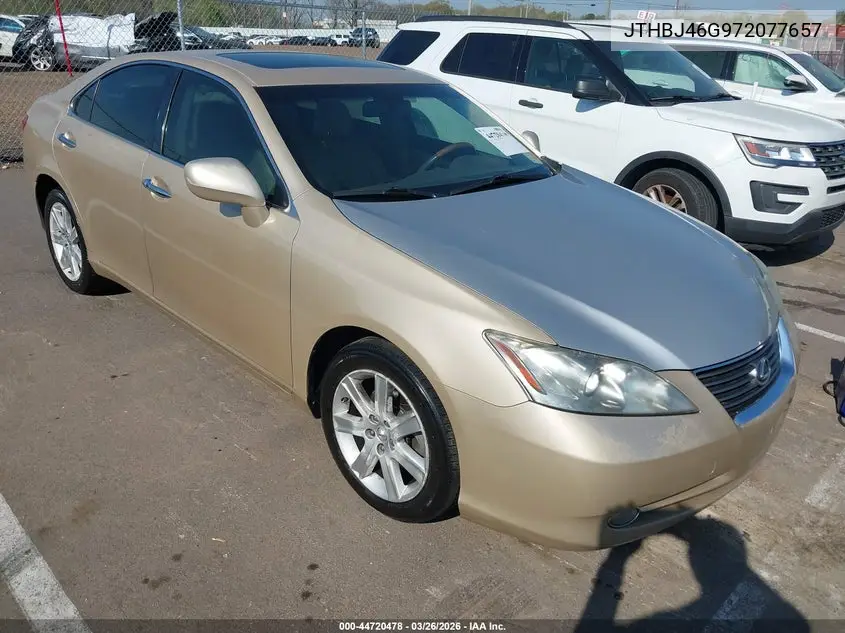 JTHBJ46G972077657 2007 Lexus Es 350