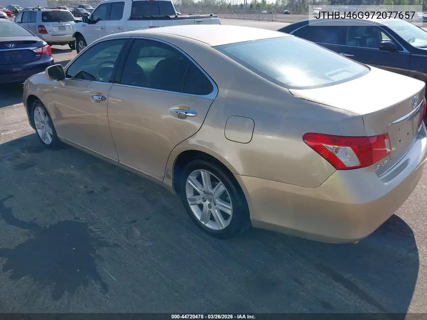 JTHBJ46G972077657 2007 Lexus Es 350
