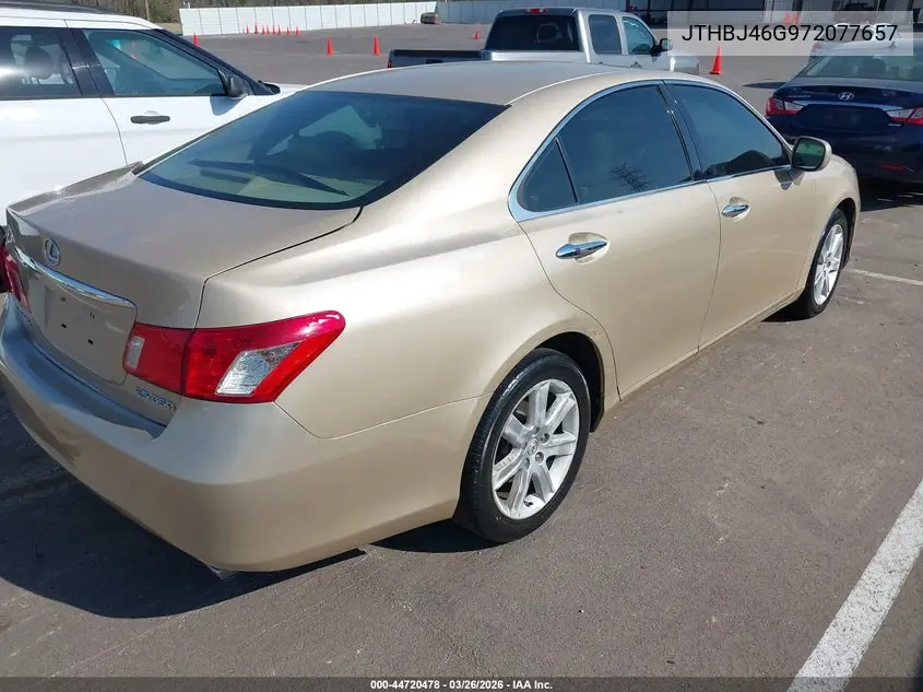 JTHBJ46G972077657 2007 Lexus Es 350