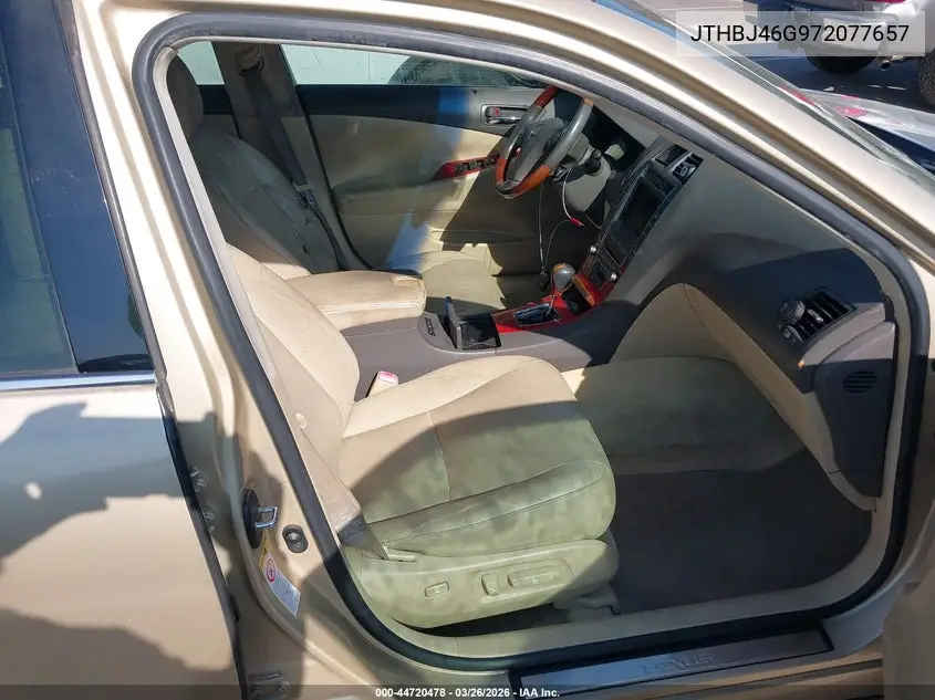 JTHBJ46G972077657 2007 Lexus Es 350