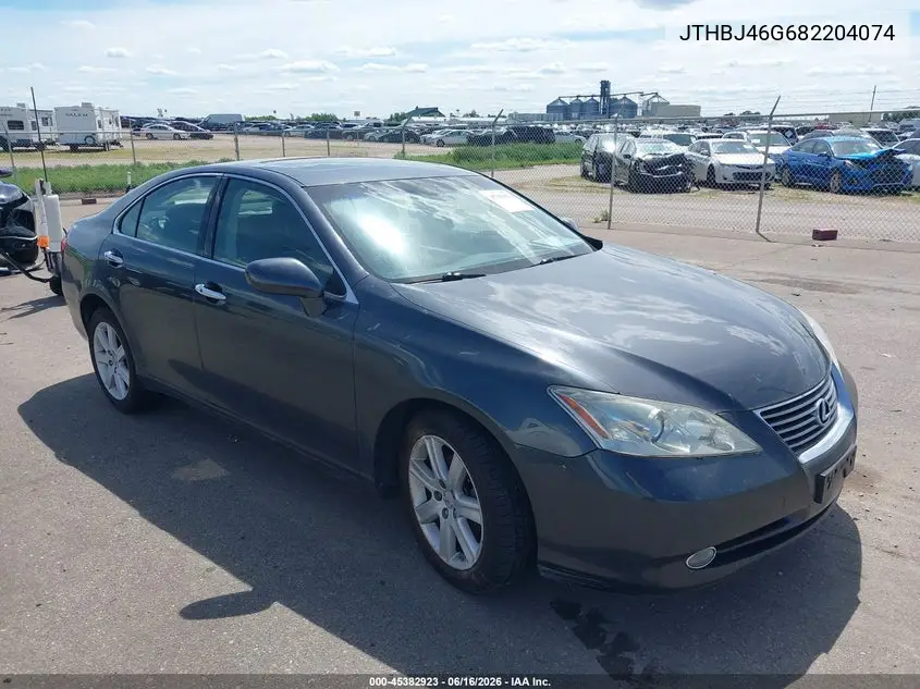 2008 Lexus Es 350 VIN: JTHBJ46G682204074 Lot: 45382923