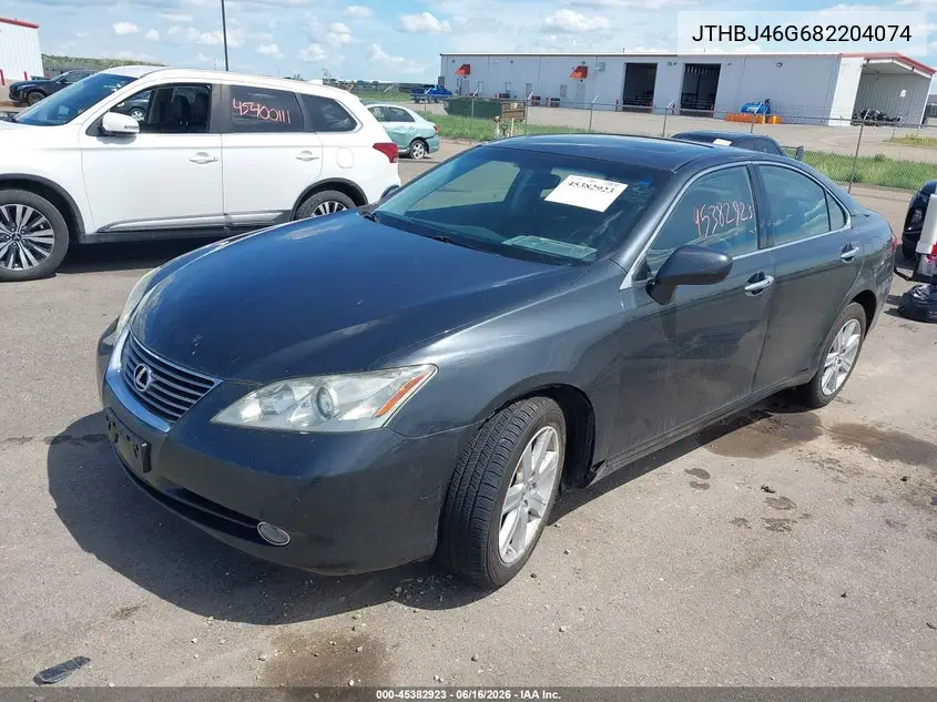 2008 Lexus Es 350 VIN: JTHBJ46G682204074 Lot: 45382923