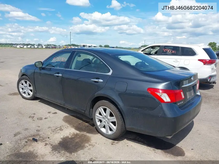 2008 Lexus Es 350 VIN: JTHBJ46G682204074 Lot: 45382923