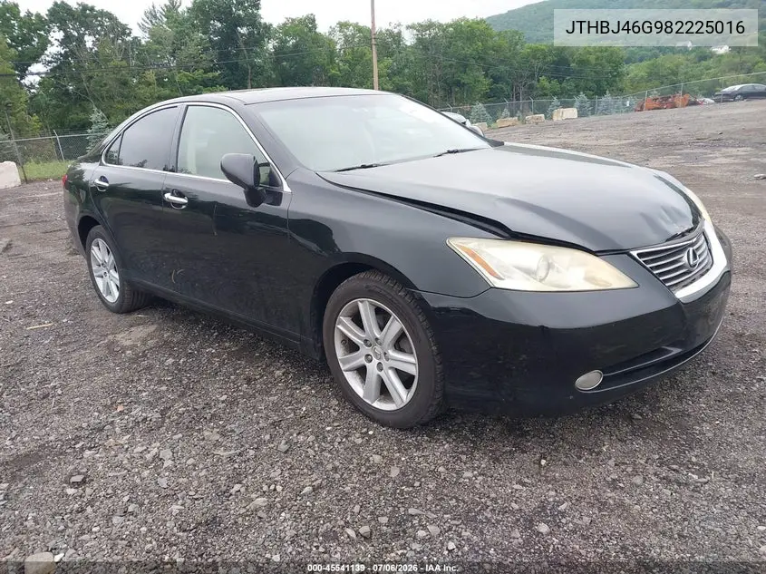 2008 Lexus Es 350 VIN: JTHBJ46G982225016 Lot: 45541139