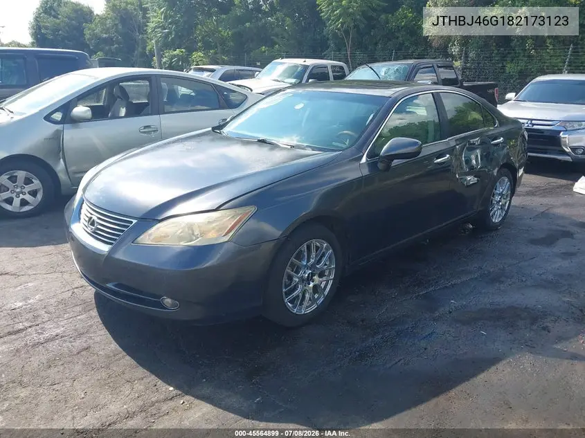 2008 Lexus Es 350 VIN: JTHBJ46G182173123 Lot: 45564899