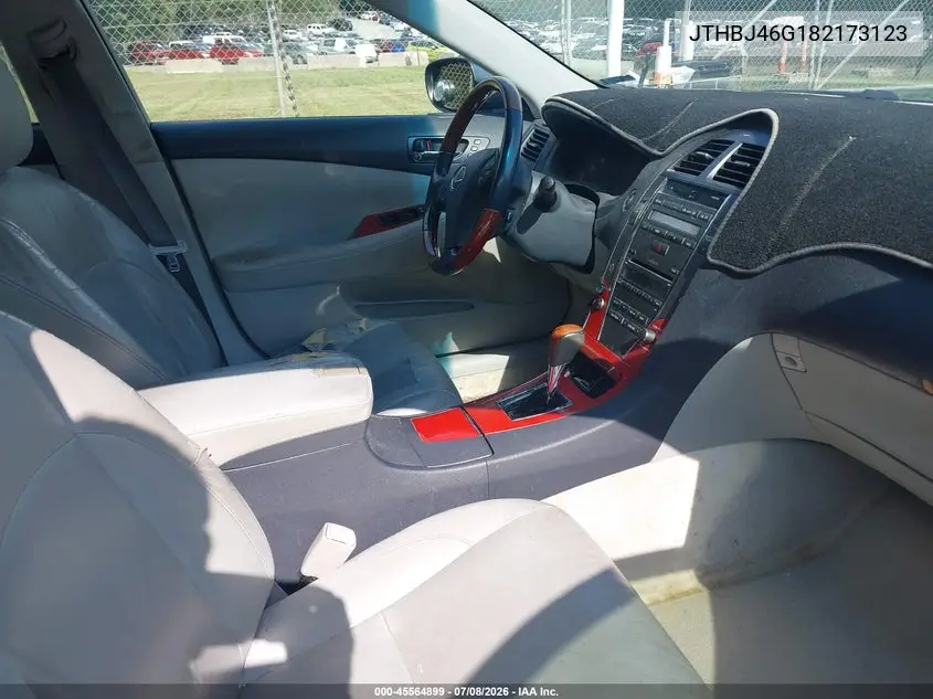 2008 Lexus Es 350 VIN: JTHBJ46G182173123 Lot: 45564899