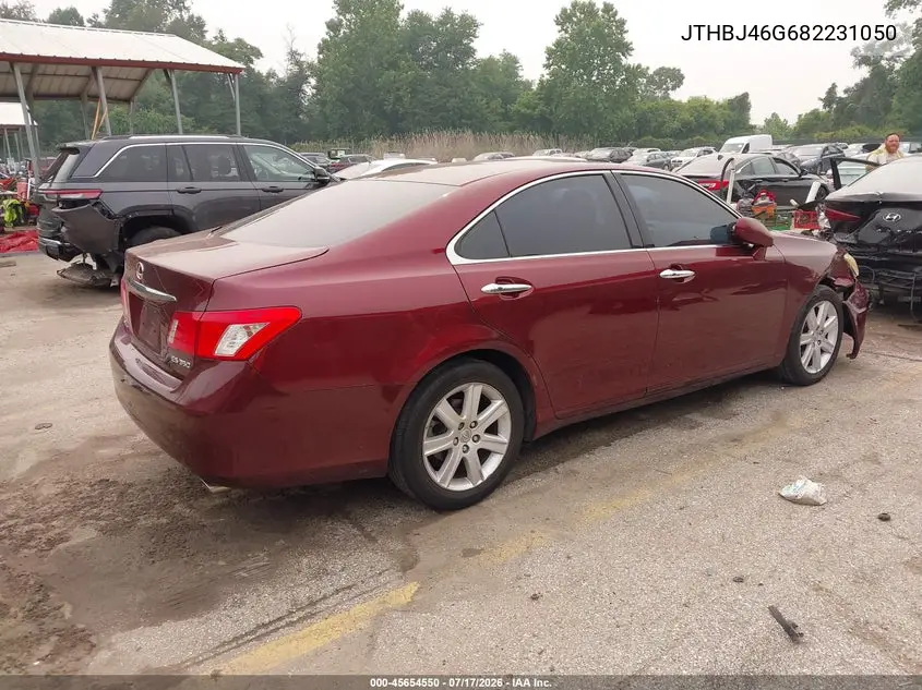 2008 Lexus Es 350 VIN: JTHBJ46G682231050 Lot: 45654550