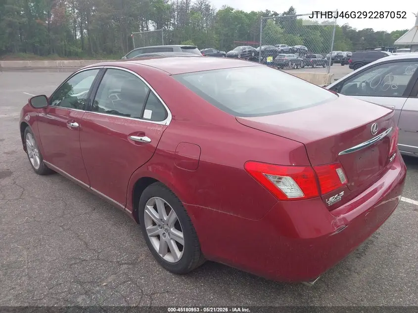 2009 Lexus Es 350 VIN: JTHBJ46G292287052 Lot: 45180953
