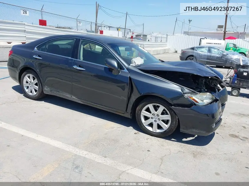 2009 Lexus Es 350 VIN: JTHBJ46G492307267 Lot: 45573785