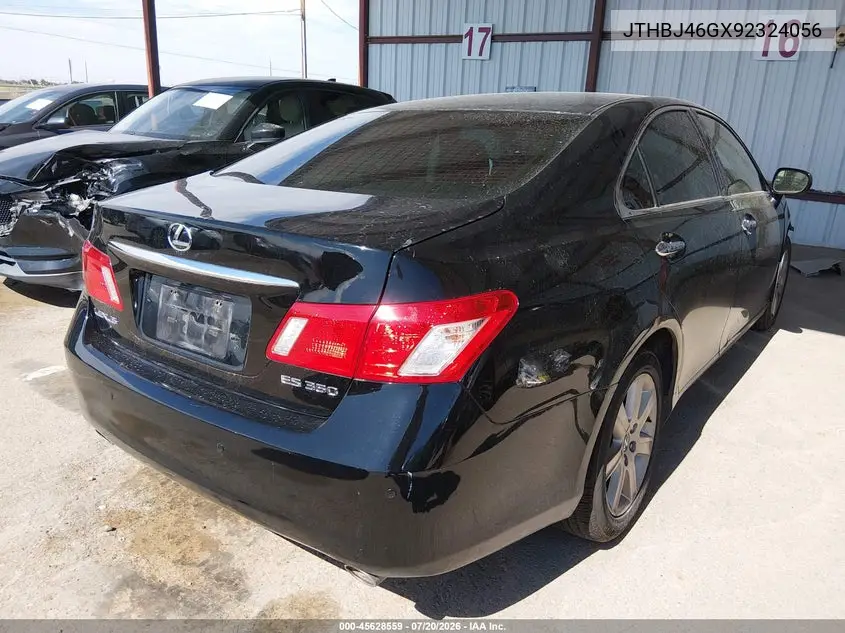 2009 Lexus Es 350 VIN: JTHBJ46GX92324056 Lot: 45628559