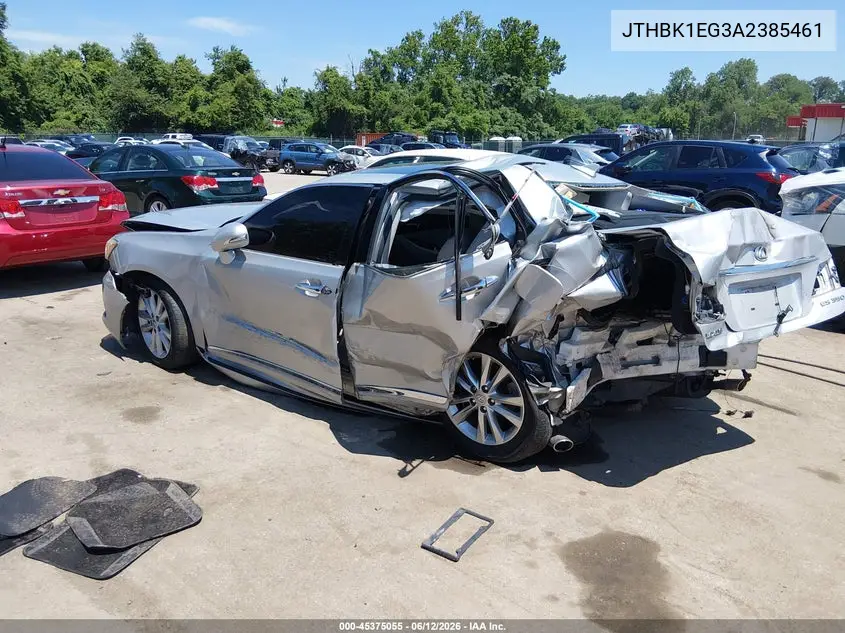 2010 Lexus Es 350 VIN: JTHBK1EG3A2385461 Lot: 45375055