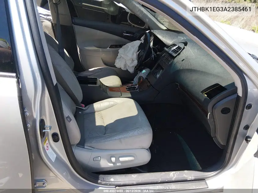 2010 Lexus Es 350 VIN: JTHBK1EG3A2385461 Lot: 45375055