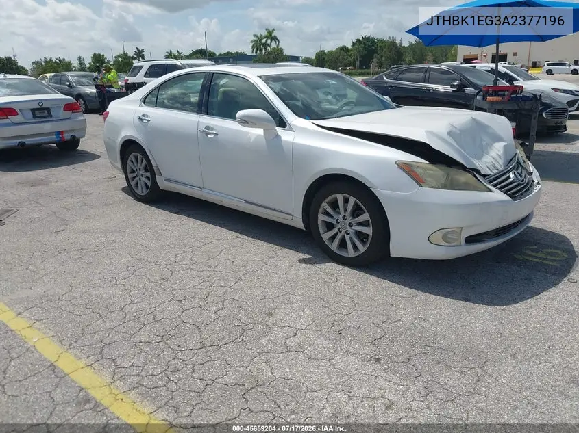 2010 Lexus Es 350 VIN: JTHBK1EG3A2377196 Lot: 45659204