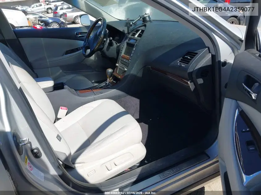 2010 Lexus Es 350 VIN: JTHBK1EG4A2359077 Lot: 45663162