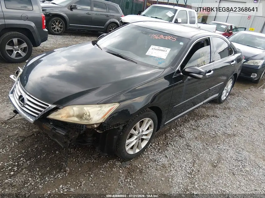 2010 Lexus Es 350 VIN: JTHBK1EG8A2368641 Lot: 45680803