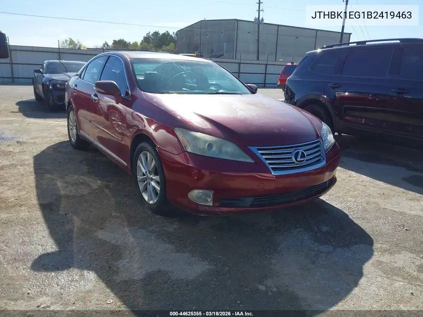 JTHBK1EG1B2419463 2011 Lexus Es 350