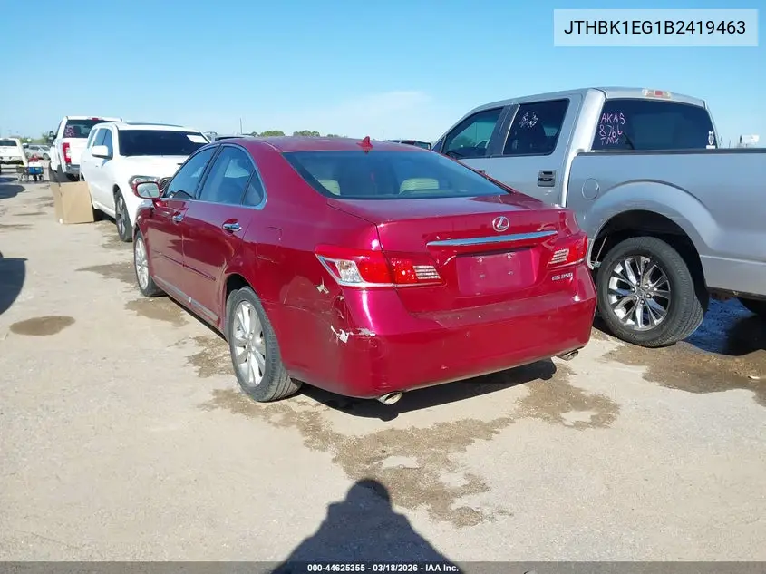 JTHBK1EG1B2419463 2011 Lexus Es 350