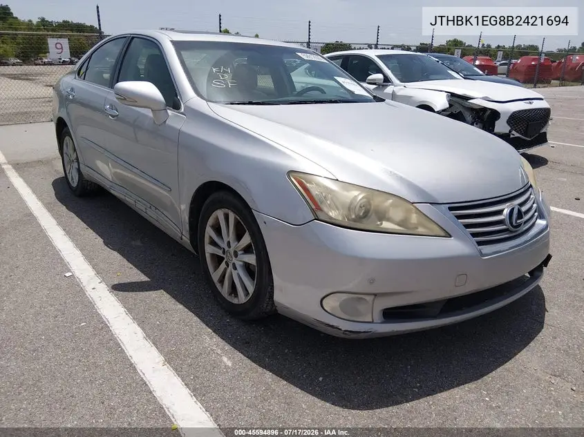 2011 Lexus Es 350 VIN: JTHBK1EG8B2421694 Lot: 45594896