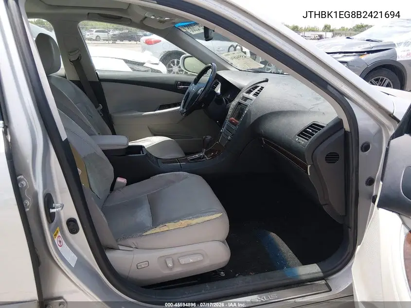 2011 Lexus Es 350 VIN: JTHBK1EG8B2421694 Lot: 45594896