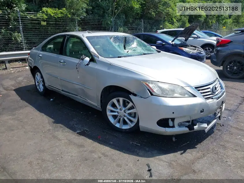 2012 Lexus Es 350 VIN: JTHBK1EG2C2513188 Lot: 45592148