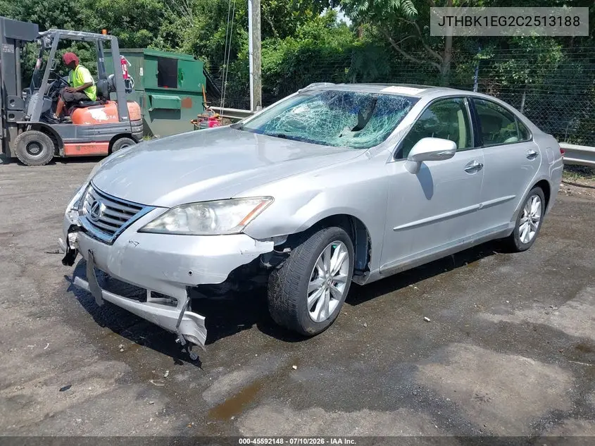 2012 Lexus Es 350 VIN: JTHBK1EG2C2513188 Lot: 45592148