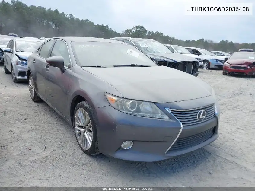 JTHBK1GG6D2036408 2013 Lexus Es 350