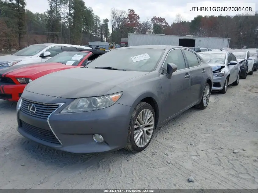 JTHBK1GG6D2036408 2013 Lexus Es 350