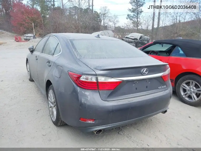JTHBK1GG6D2036408 2013 Lexus Es 350