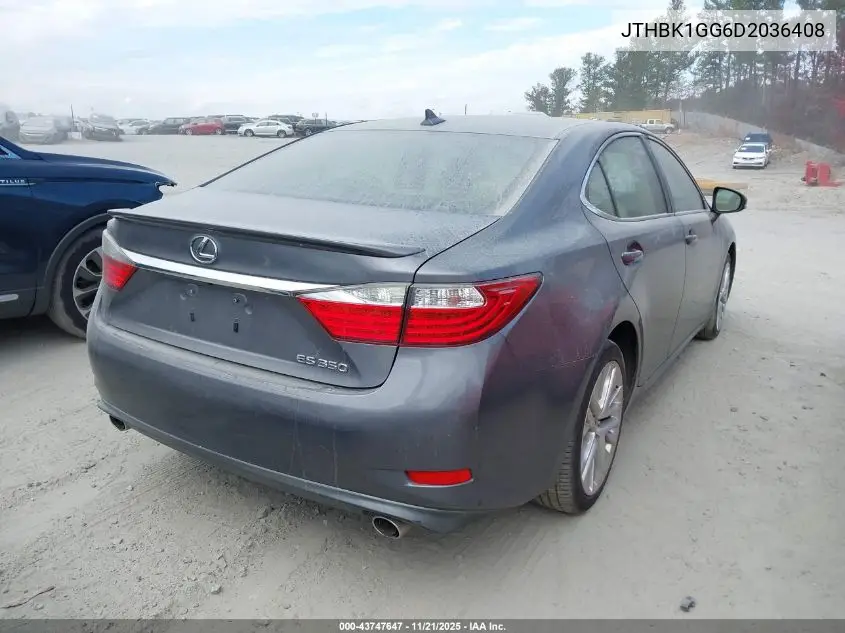 JTHBK1GG6D2036408 2013 Lexus Es 350