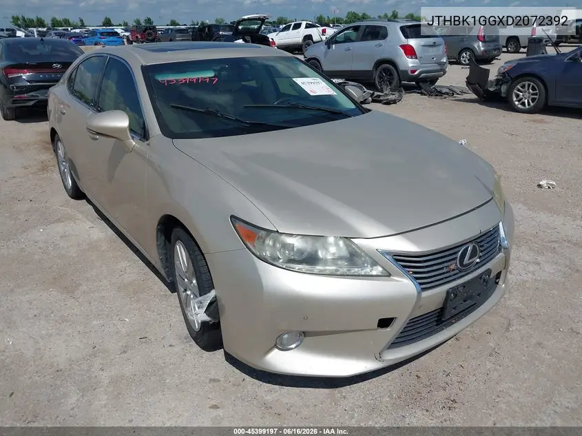 2013 Lexus Es 350 VIN: JTHBK1GGXD2072392 Lot: 45399197