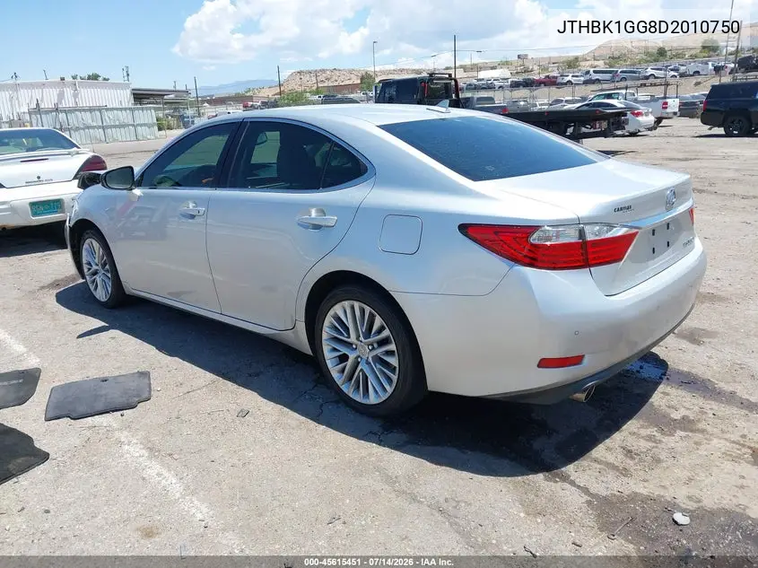 2013 Lexus Es 350 VIN: JTHBK1GG8D2010750 Lot: 45615451