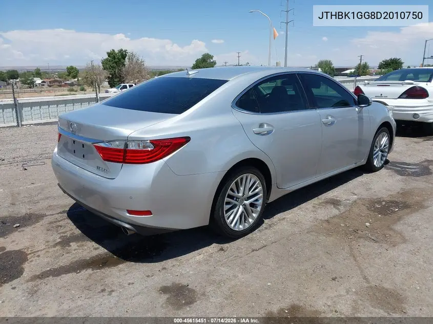 2013 Lexus Es 350 VIN: JTHBK1GG8D2010750 Lot: 45615451