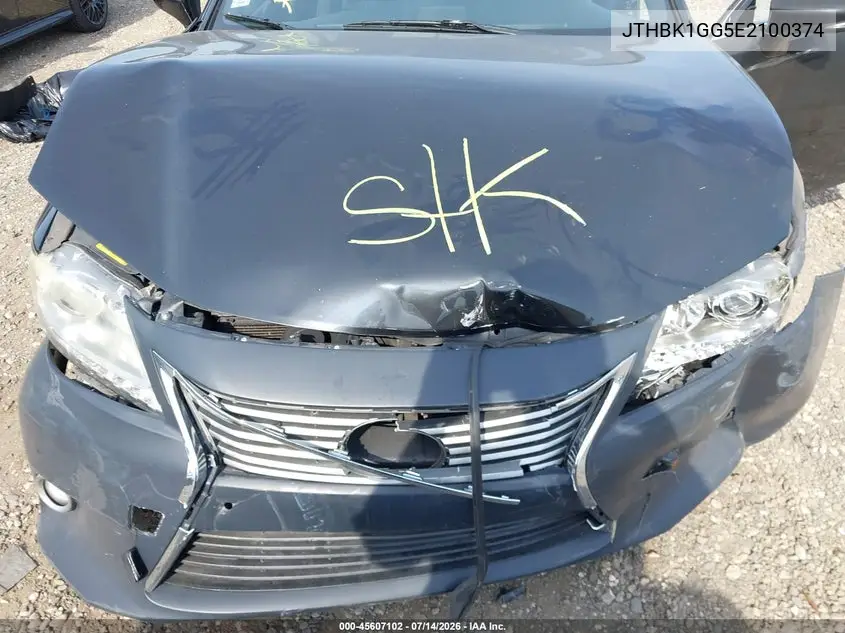 2014 Lexus Es 350 VIN: JTHBK1GG5E2100374 Lot: 45607102